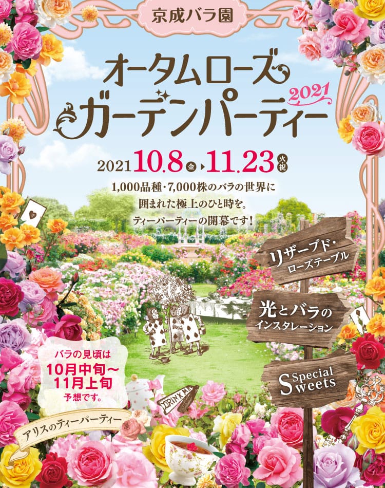 京成バラ園 オータムローズガーデンパーティー21 出演者スケジュール 株式会社オフィスミゴト Office Migoto 日本あかり博 Japan